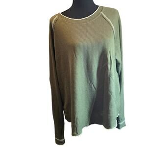 Green Thermal Weave shirt
